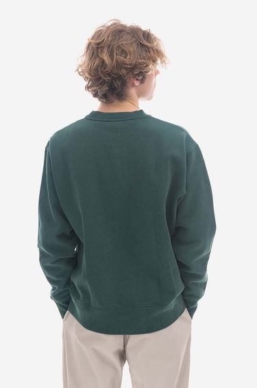 Mikina NORSE PROJECTS Arne Chain Stitch Logo Crew Sweat Zelené | N20-1347-8112, 2