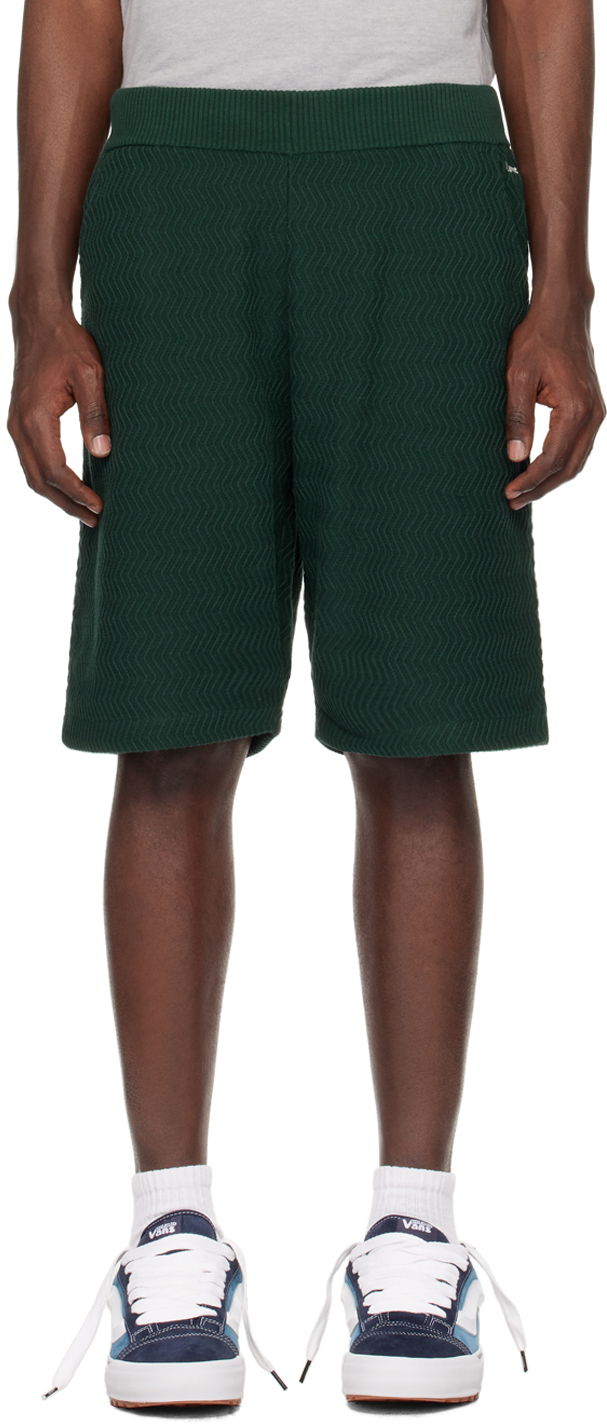 Šortky Dime Green Wave Shorts Zelené | DIMESP2438FOR