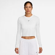 Sportswear Chill Knit Slim Long-Sleeve Cropped Top
