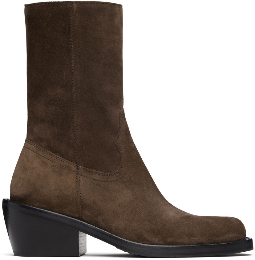 Tenisky a topánky Dries Van Noten Dries Van Noten Suede Boots Hnedá | 252-021706-106