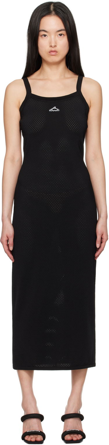 Šaty Alexander Wang Alexander Wang.t Cami Athletic Mesh Midi Dress Čierna | 4KC2256043, 0