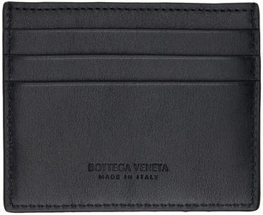 Peňaženka Bottega Veneta Intrecciato Card Holder Čierna | 778031-V3R53, 1