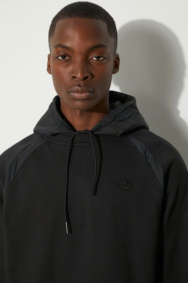 Mikina adidas Originals Trefoil Essentials Hoody Čierna | HR8673, 4
