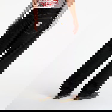 Džínsy Carhartt WIP Wide Leg Rinsed Brandon Pant Čierna | I035893.8902, 2