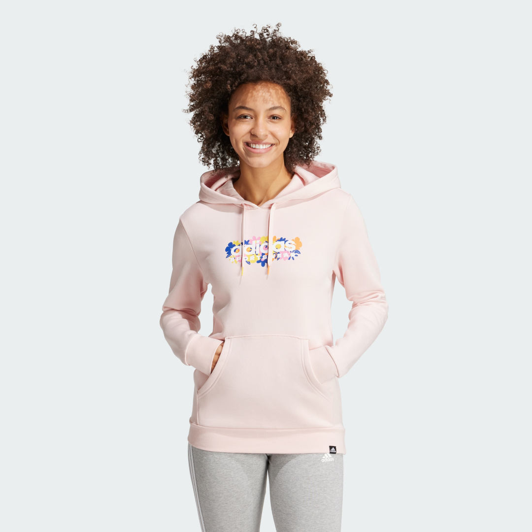 Mikina adidas Performance Soft Side 2.0 Graphic Hoodie Ružová | IW5158, 0