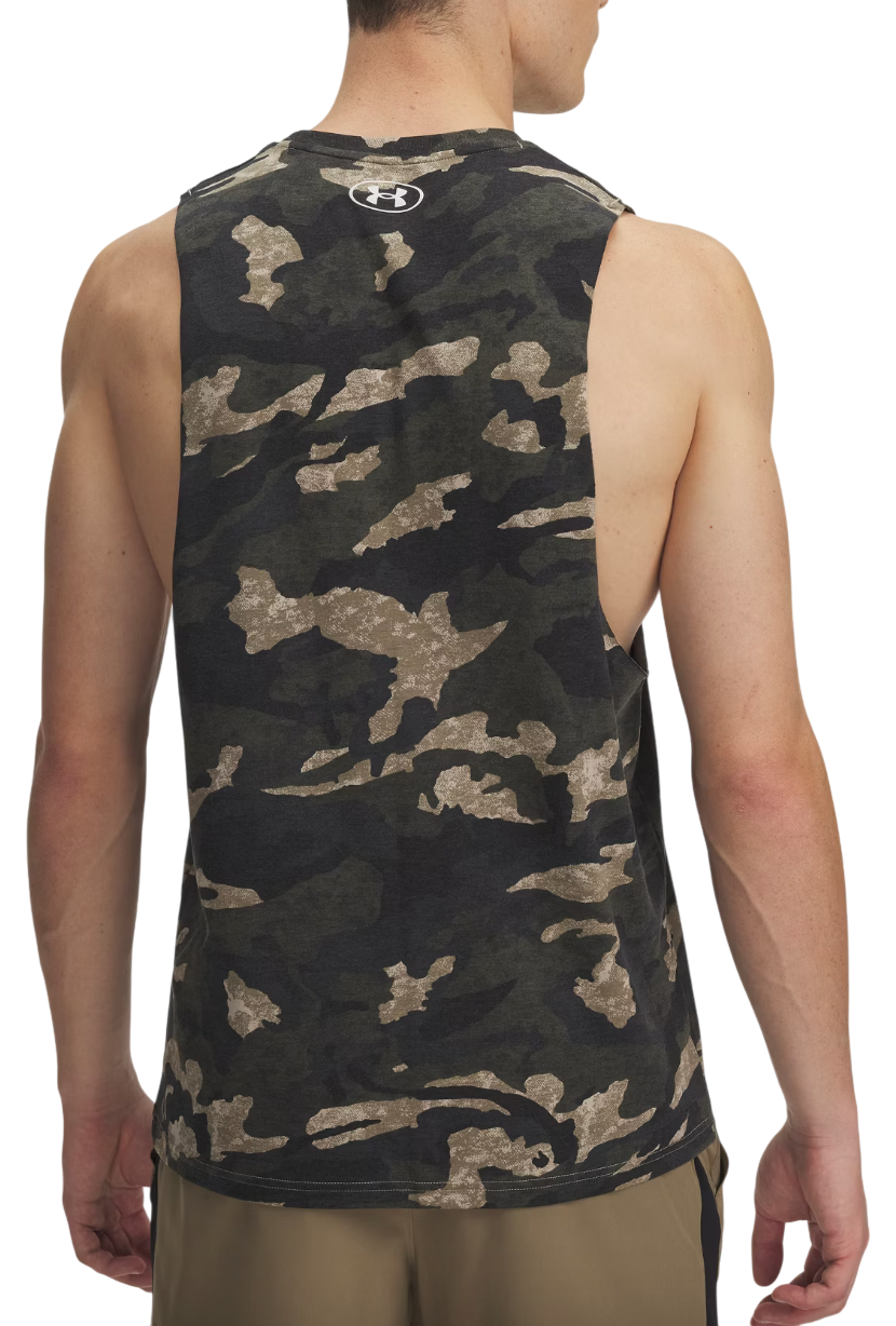 Tielko Under Armour Project Rock Camo Tank Top Zelené | 1389978-299, 1