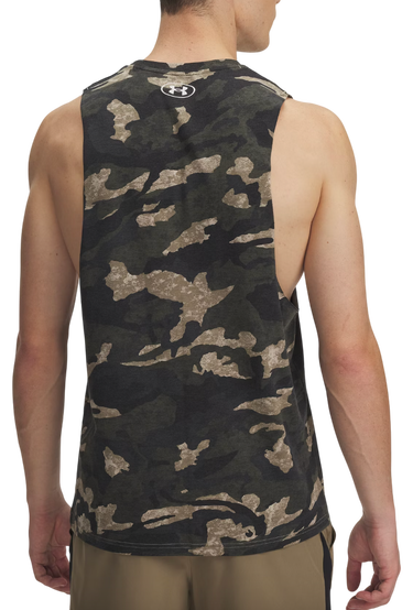 Tielko Under Armour Project Rock Camo Tank Top Zelené | 1389978-299, 1