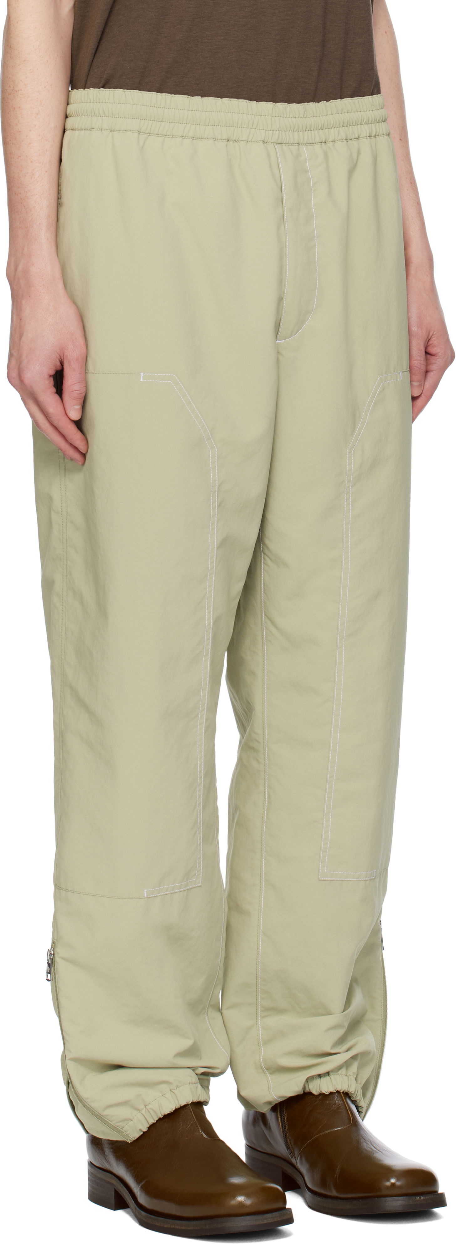 Tepláky Moncler Moncler CP Archivio Creativo Trousers Zelené | K10912A00021597SL, 1