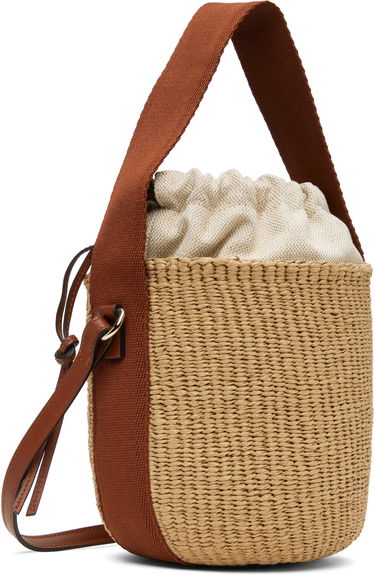 Kabelka CHLOÉ Chloé Small Horse Medal Basket Bag Béžová | CHC25SS592O82, 2