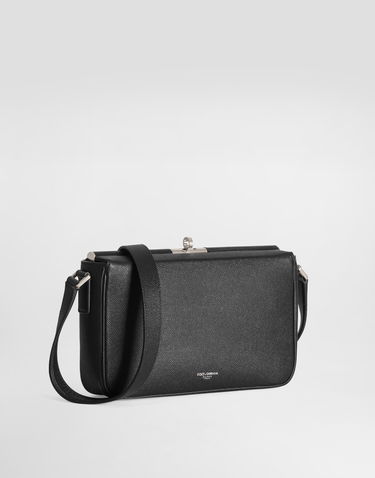 Taška cez rameno Dolce & Gabbana Dolce & Gabbana Marlene Alpine Calfskin Crossbody Bag Čierna | BM2481A9AB680999, 1