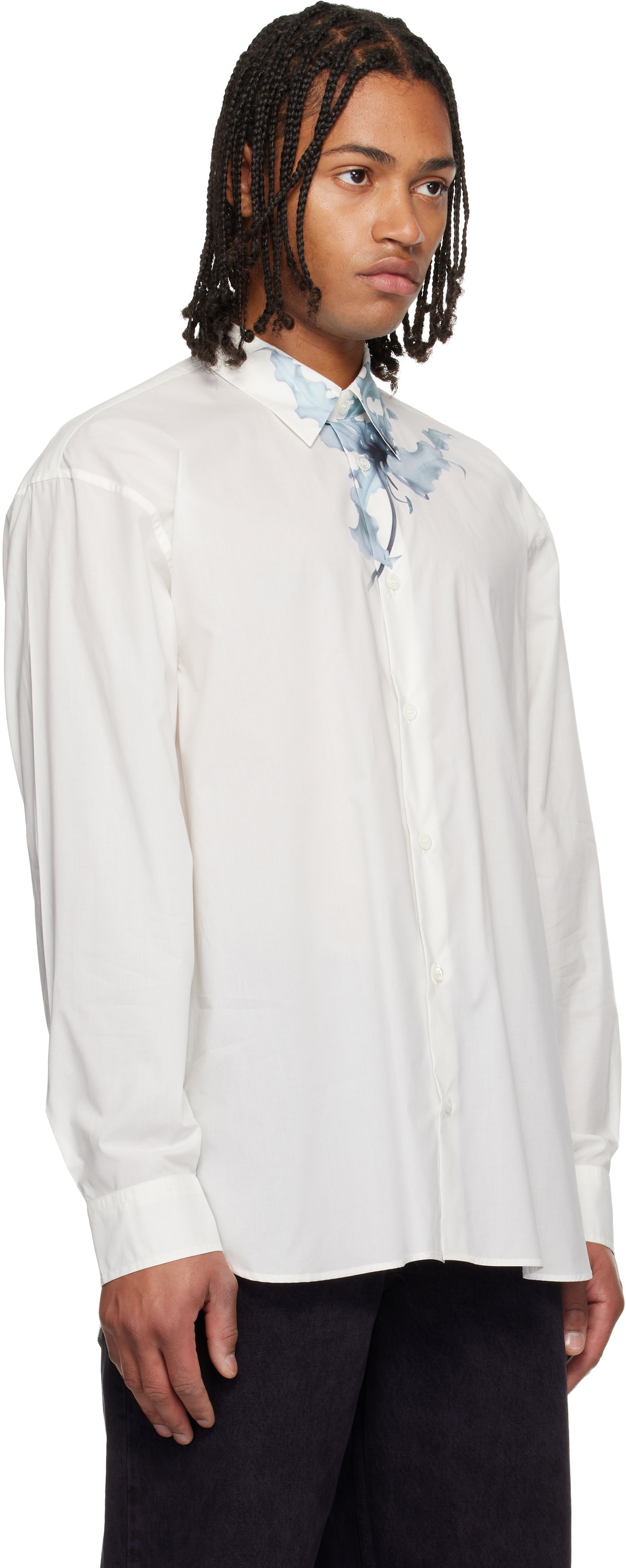 Košeľa Dries Van Noten Dries Van Noten Loose Cotton Shirt Biela | 252-020732-2008, 1
