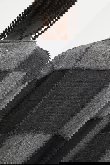 Sveter ADER ERROR Patchwork Textured Knit Sweater with Exposed Stitching Rôznofarebný | BO01FWKT0301BK, 4