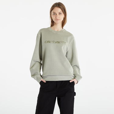 Mikina Carhartt WIP Duster Sweatshirt UNISEX Yucca Garment Dyed Zelené | I031788.1CTGD, 3
