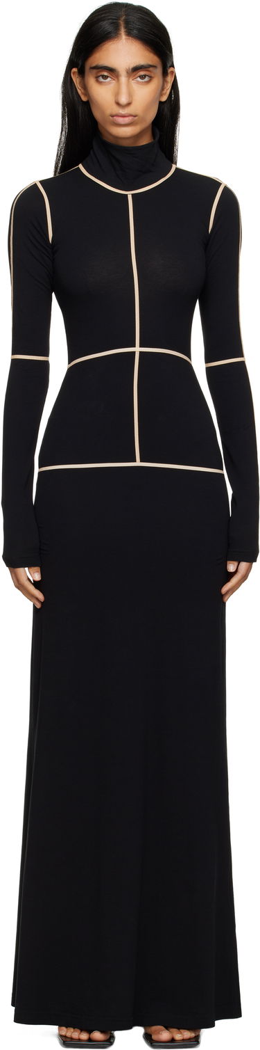 Šaty Maison Margiela MM6 Maison Margiela Taped Seam Maxi Dress Čierna | S52DG0028 M20125, 0