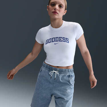 Tričko Nike Sportswear Goddess T-Shirt Biela | IM0331-100, 3