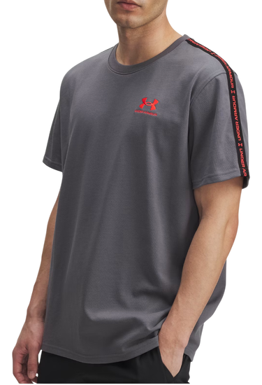 Tričko Under Armour UA Icon HWT Taping T-Shirt Šedá | 1390300-025, 0