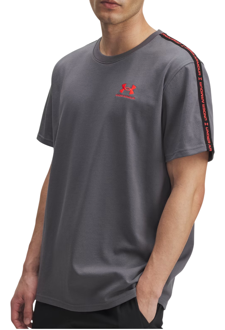 Tričko Under Armour UA Icon HWT Taping T-Shirt Šedá | 1390300-025
