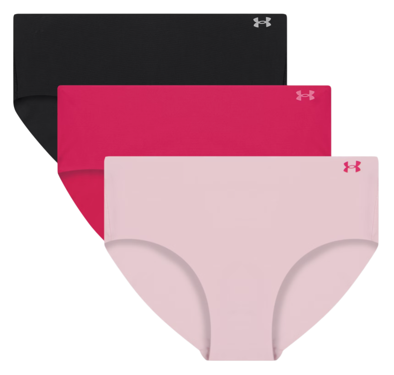 Nohavičky Under Armour Under Armour Pure Stretch No Show Hipster Panties, 3-Pack Rôznofarebný | 1383895-681, 0