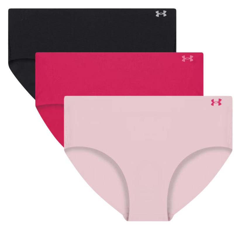 Nohavičky Under Armour Under Armour Pure Stretch No Show Hipster Panties, 3-Pack Rôznofarebný | 1383895-681