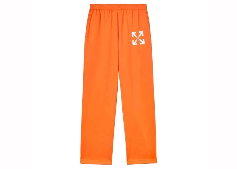 Tepláky Off-White Arrow Printed Track Pants Orange Oranžová | OMCJ018S22FAB0022001, 0