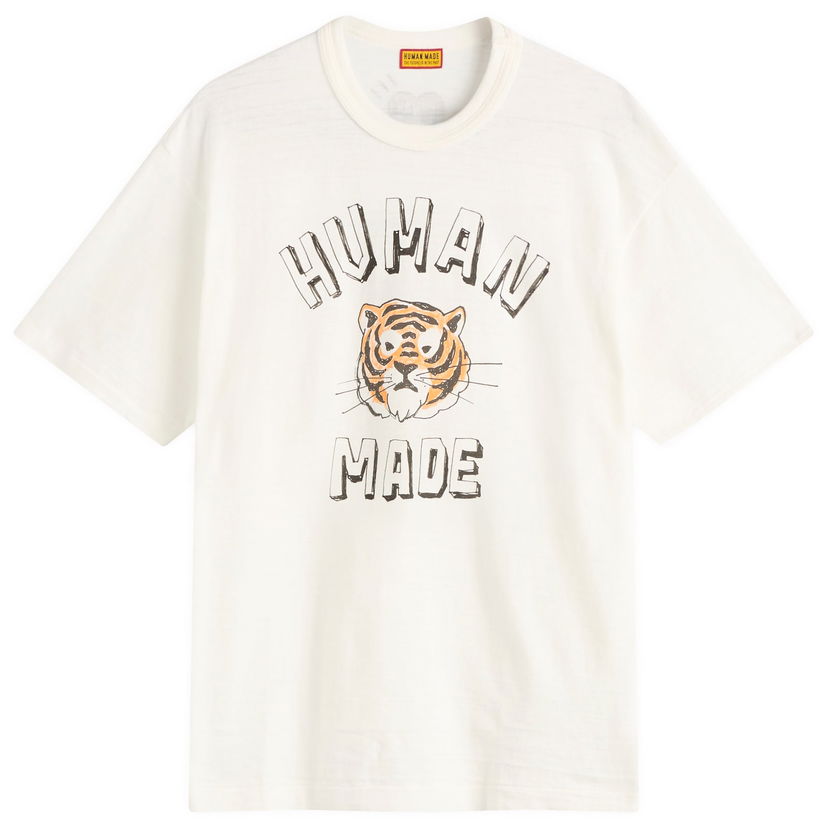 Tričko Human Made Human Made Drawn Tiger Graphic T-Shirt, Size Large Biela | HM30TE019-WHT