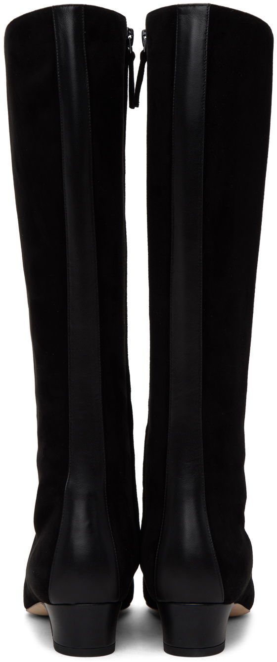 Oblečenie Manolo Blahnik Manolo Blahnik Gandulapla Suede Tall Boots Čierna | 323-2638-0001, 1