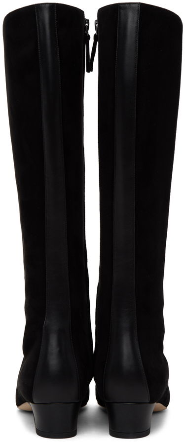Oblečenie Manolo Blahnik Manolo Blahnik Gandulapla Suede Tall Boots Čierna | 323-2638-0001, 1