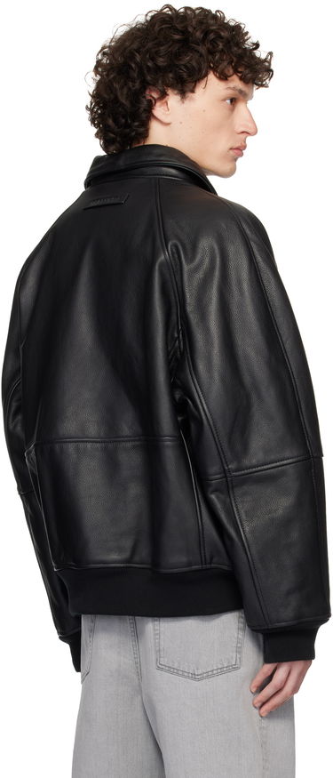 Bomber bunda 1017 ALYX 9SM ALYX 9SM Varsity Leather Jacket Čierna | AAMOU0545LE01, 2