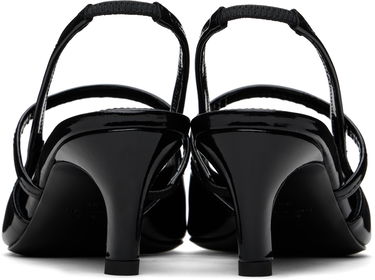 Tenisky a topánky TOTEME Sharp Patent Slingback Heels Čierna | 251-WAS821-LE0091, 1