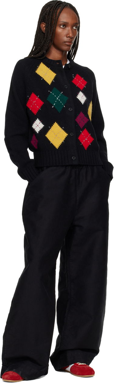 Sveter YMC Atomic Argyle Pattern Cardigan Rôznofarebný | Q8ZAC, 3