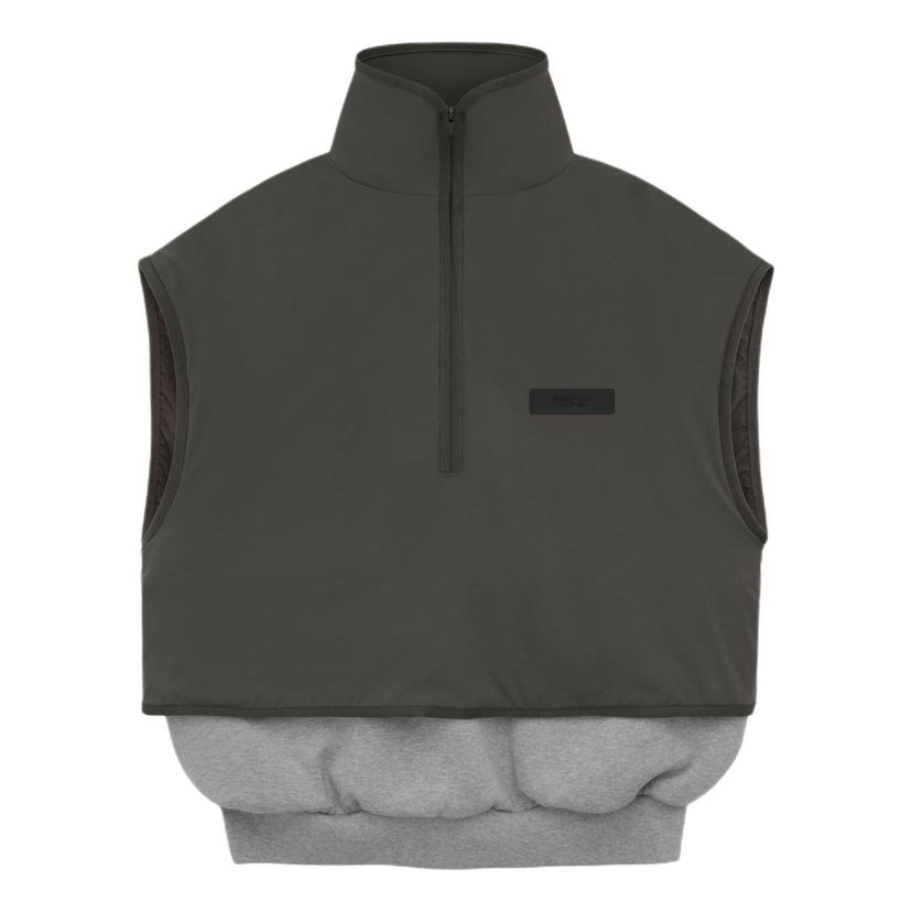 Vesta Fear of God Essentials Fleece Mockneck Vest Šedá | 202SP244293F