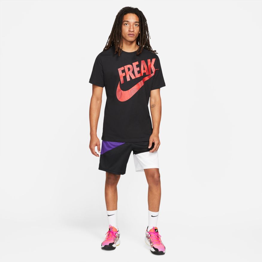 Tričko Nike Dri-Fit Giannis Freak Printed Basketball Tee Čierna | DJ1564-010, 0