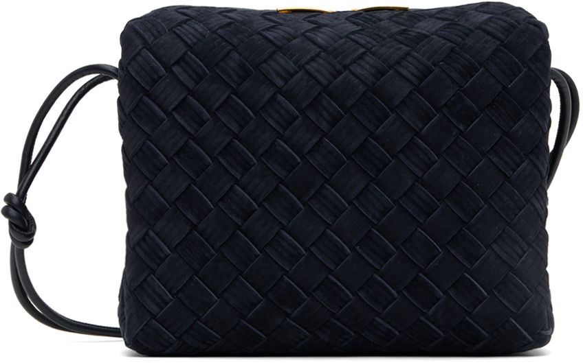 Taška cez rameno Bottega Veneta Small Loop Bag Navy | 723548 V3B01, 0