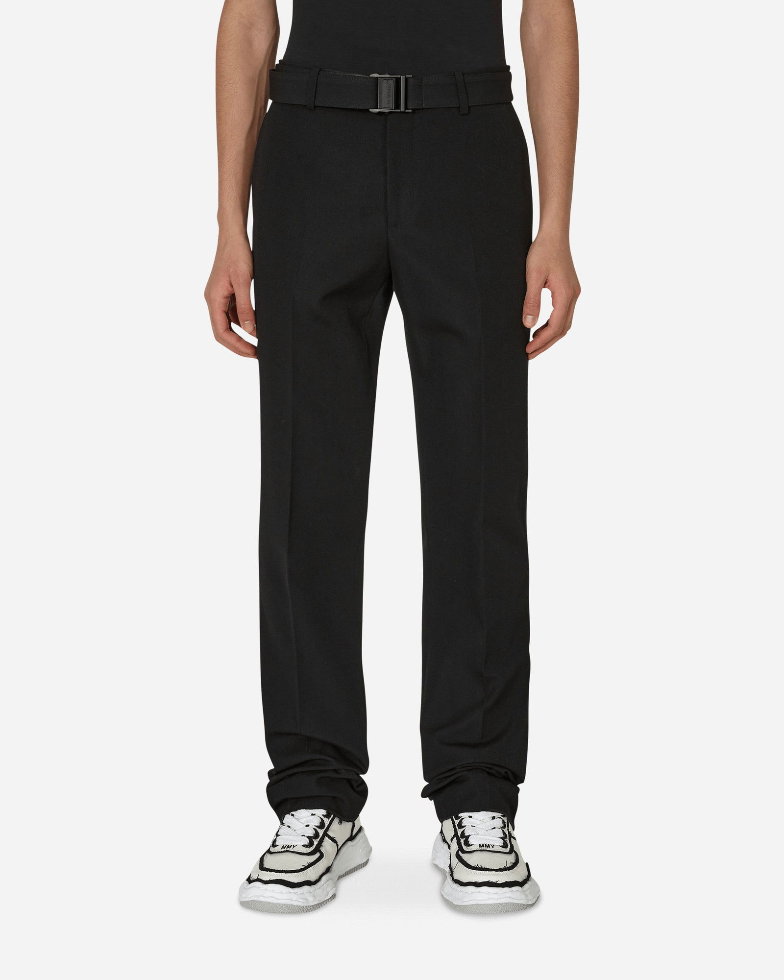 Buckle Dry Wool Slim Pants