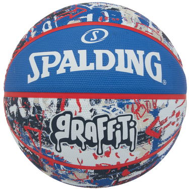 Športový doplnok Spalding Graffiti Basketball Rôznofarebný | 84377z-bluered, 0