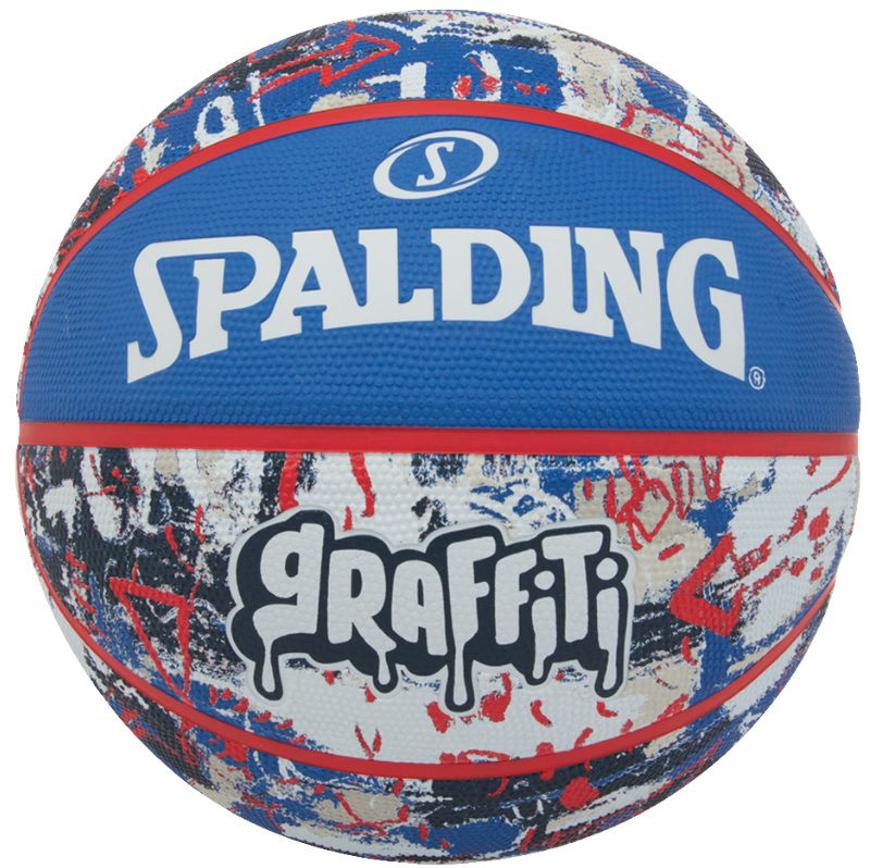 Športový doplnok Spalding Graffiti Basketball Rôznofarebný | 84377z-bluered, 0