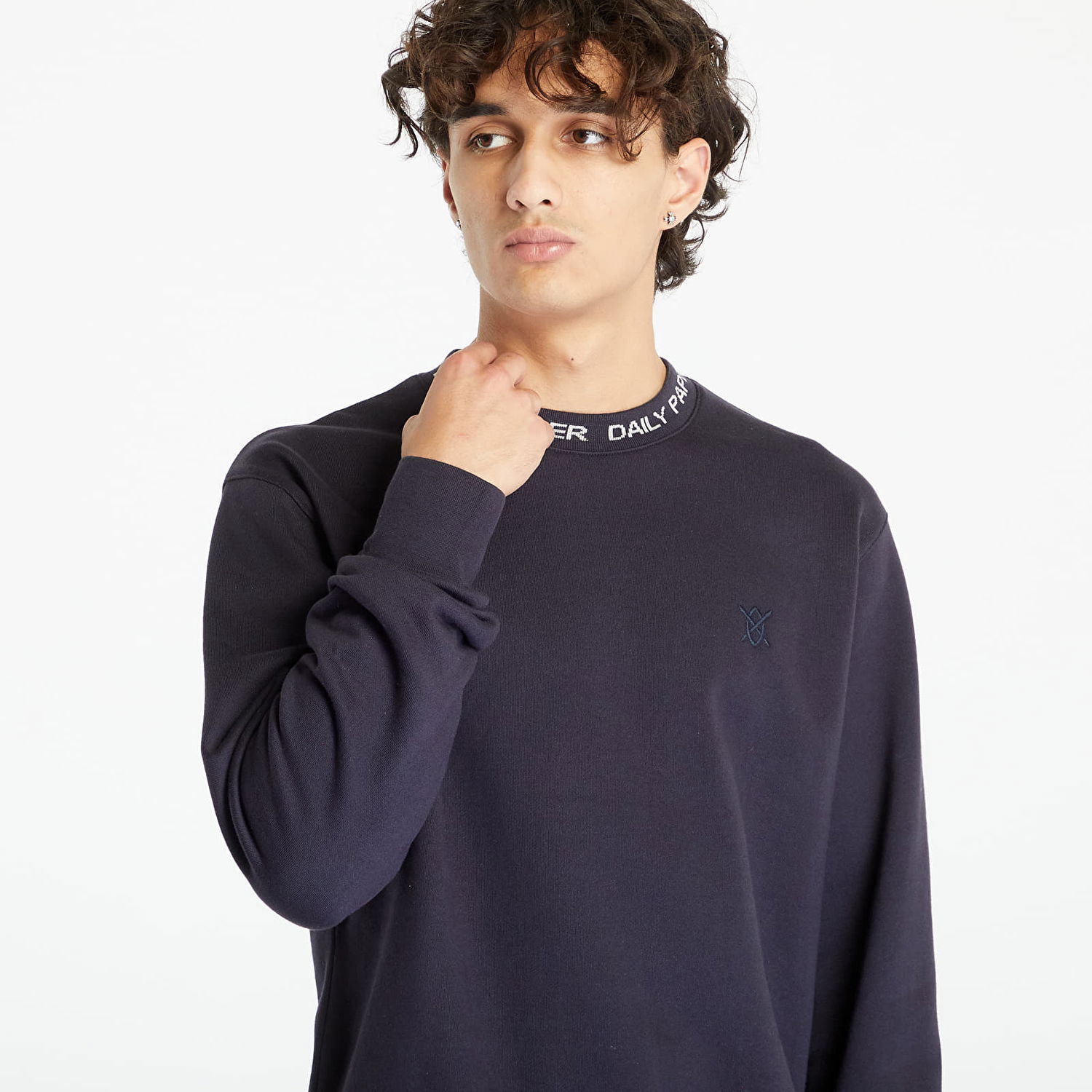 Sveter DAILY PAPER Erib Sweater Deep Navy Navy | 2322047, 1