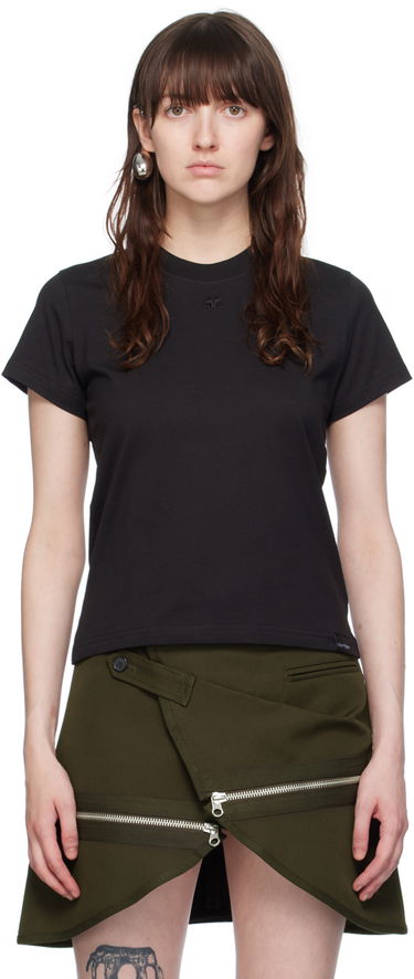 Tričko Courrèges Courrèges 'AC' Tee Čierna | 423JTS006JS0107, 0