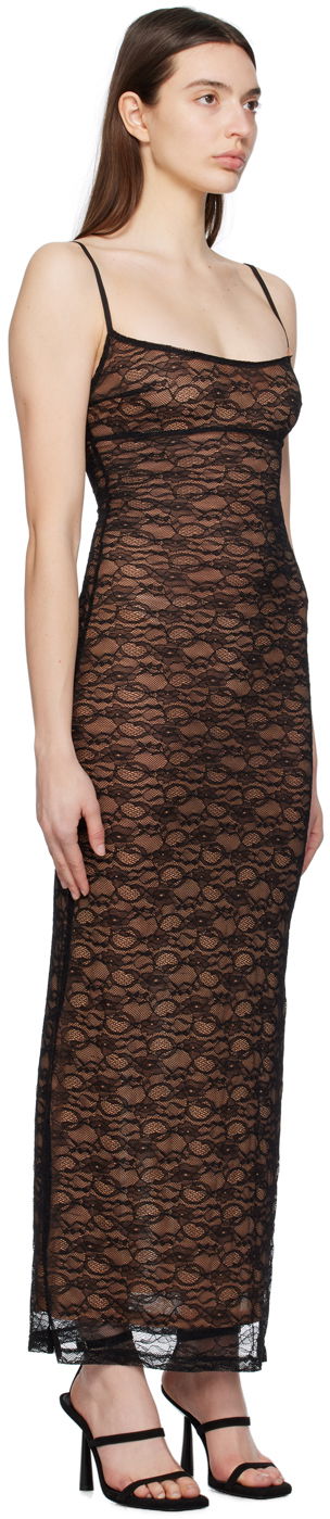 Šaty Miaou Miaou Thais Lace Maxi Dress Čierna | 5019SLBLK, 1