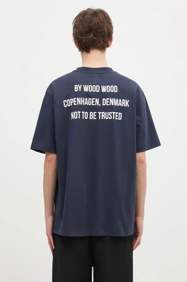Tričko WOOD WOOD Wood Wood Asa Not To Be Trusted T-Shirt Navy | 10325706.2222, 2