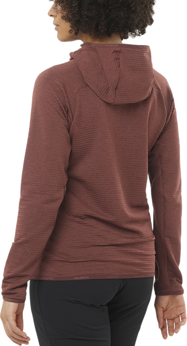 Mikina Salomon ESSENTIAL LIGHTWARM Hoodie Hnedá | lc2278300, 1