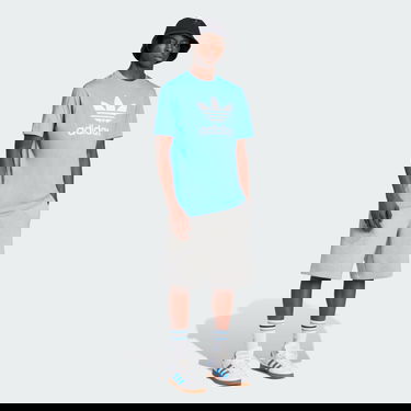 Tričko adidas Performance Adicolor Trefoil Modrá | IR7980, 1