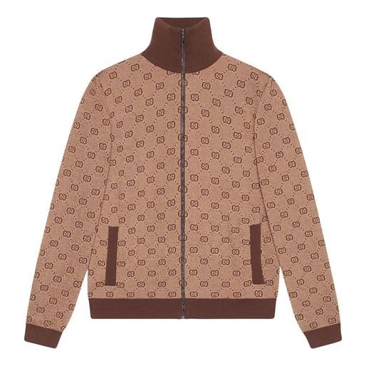 Sveter Gucci Knit Pilot Jacket Hnedá | 572636-XKAKV-2094