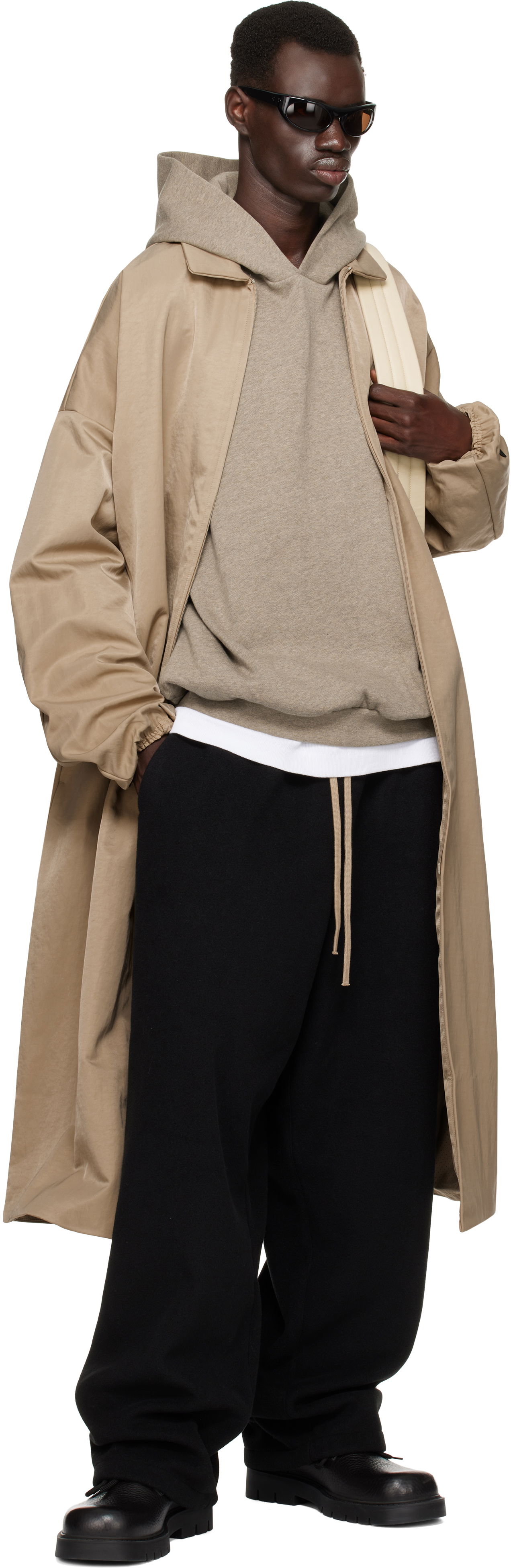 Fear of God ESSENTIALS Textured Nylon Trench Coat