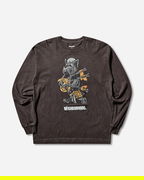 Longsleeve T-Shirt with Dog Bagpipes Graphic