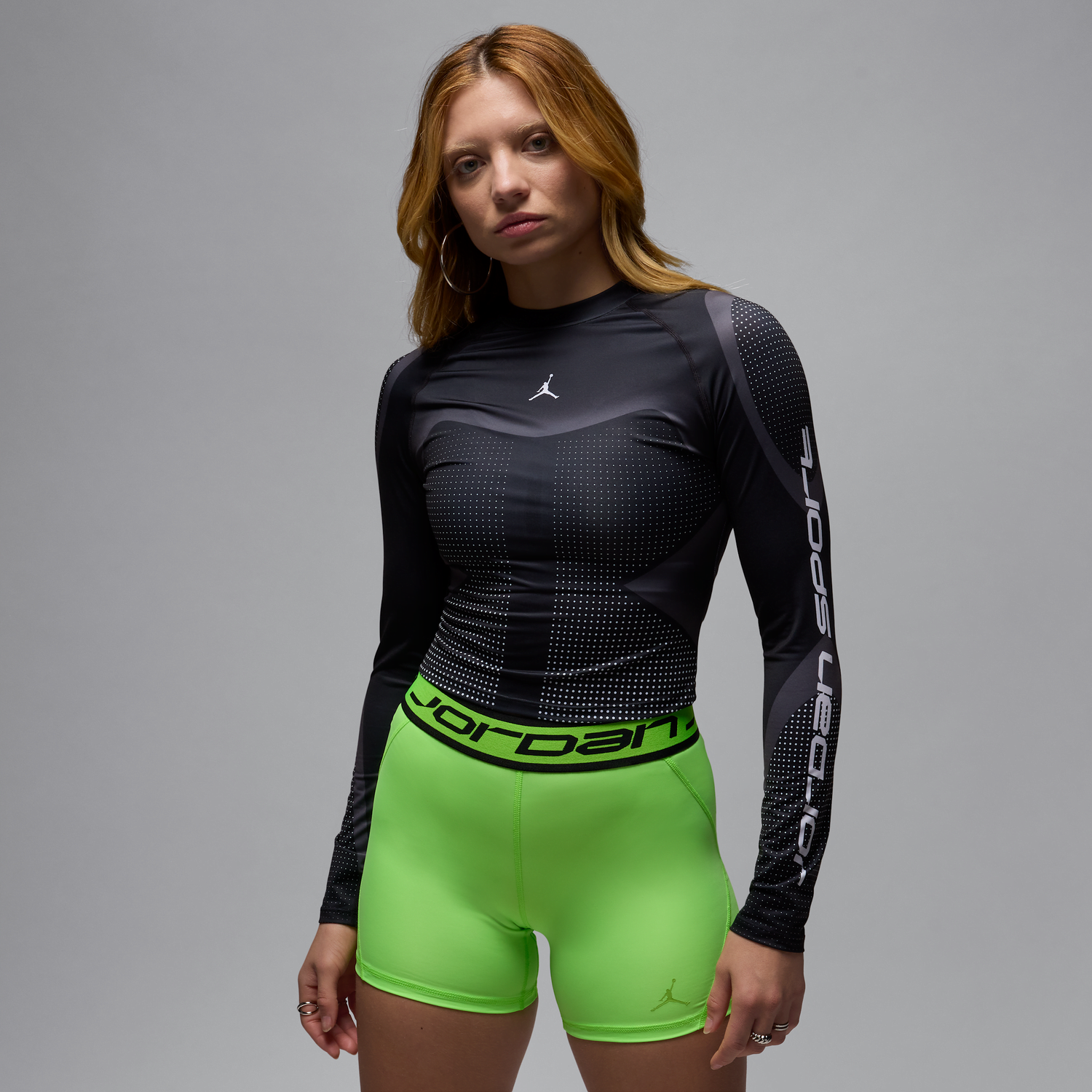 Súprava Jordan Jordan Sport Dri-FIT Long Sleeve T-Shirt Zelené | HF9480-010, 1