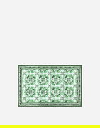 Dolce & Gabbana Set of 2 Cotton Sateen Pillowcases with Green Tile Print