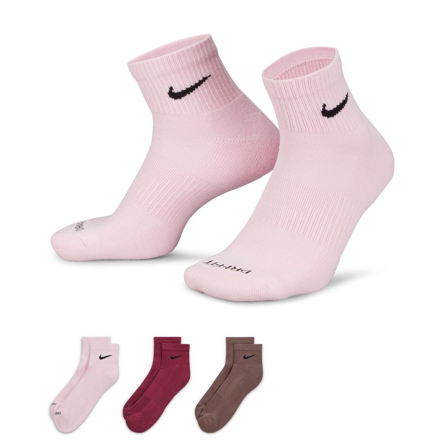 Ponožky Jordan Nike Everyday Plus Cushioned Training Ankle Socks 3-Pack Rôznofarebný | SX6890-961, 0