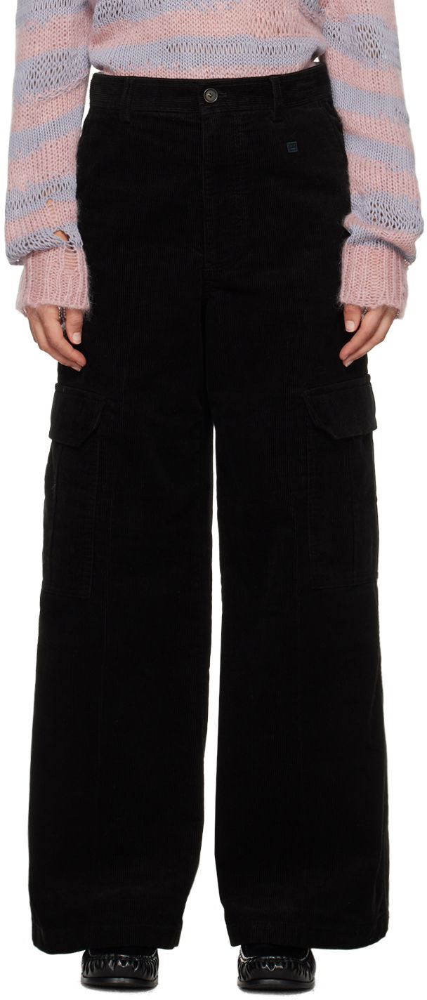 Nohavice Acne Studios Patch Trousers Čierna | CK0100-