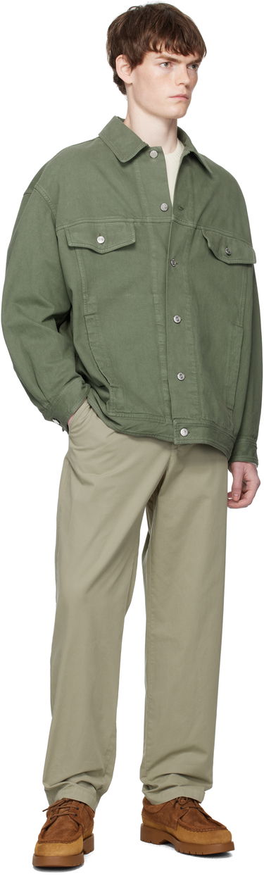 Nohavice A.P.C. A.P.C. Lawrence Trousers Zelené | COHKU-H08509, 3